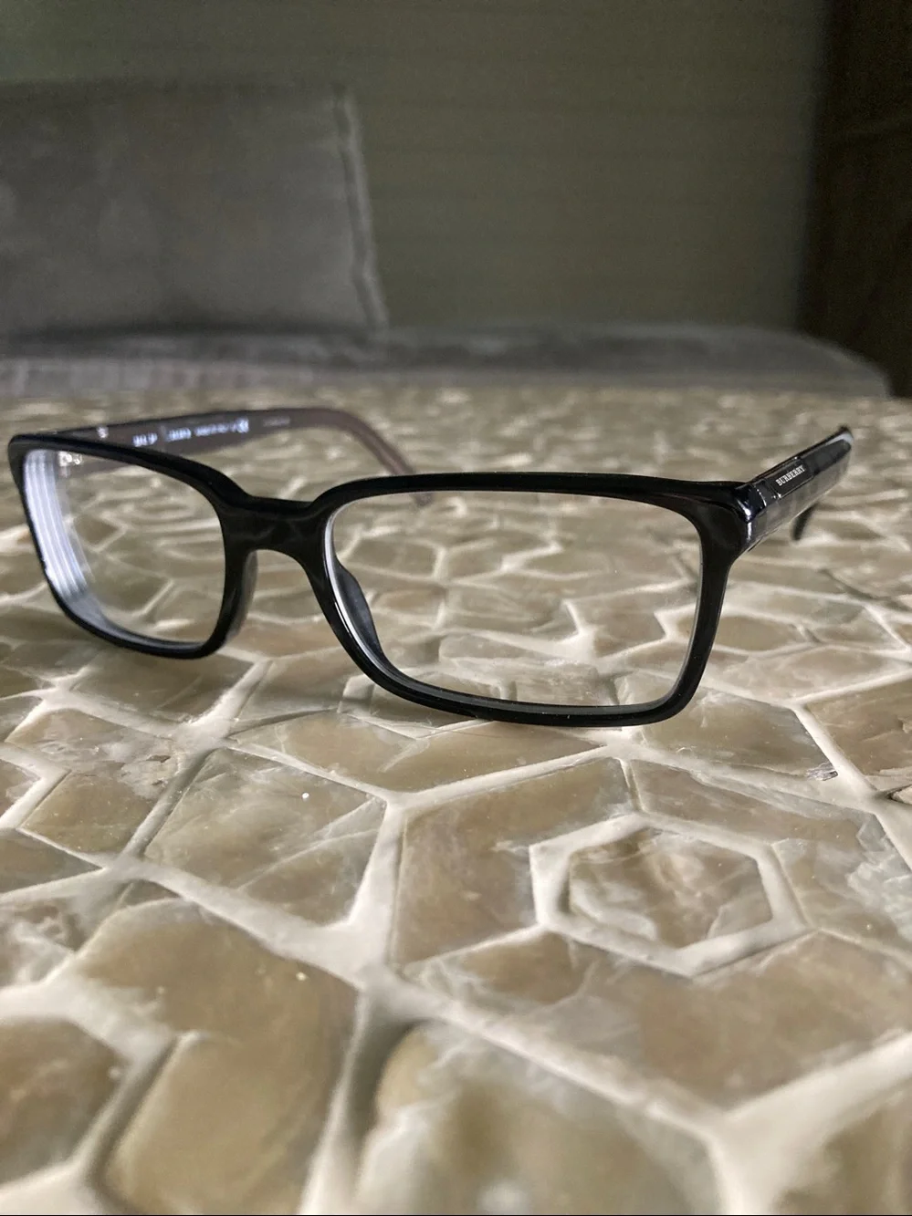 Burberry BE 2086 3001 Rectangular eyeglasses in Black